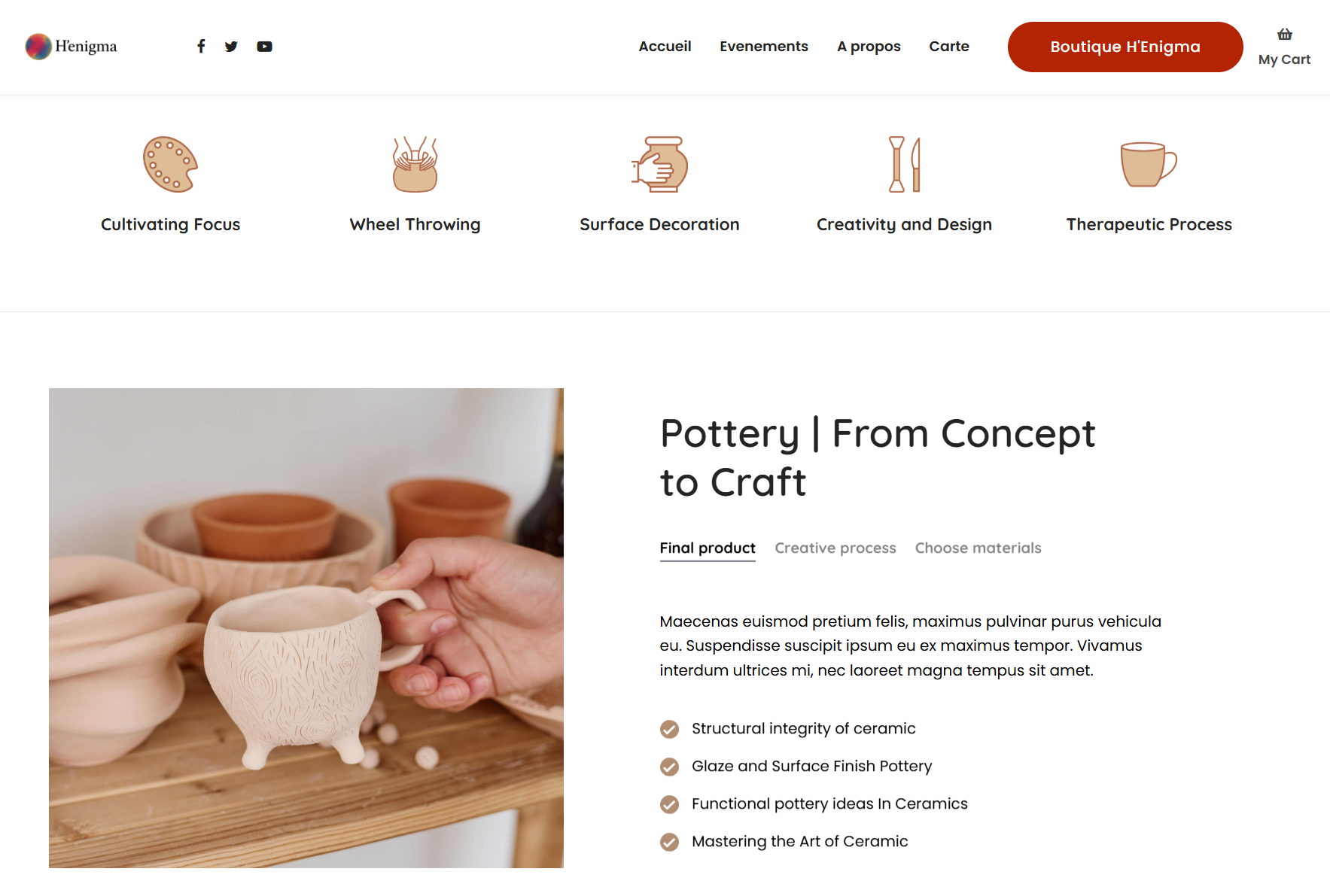 Atelier de Poterie H'Enigma